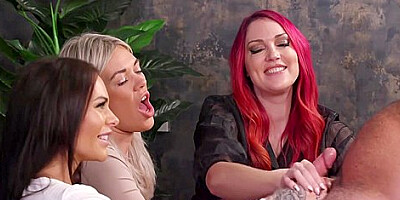 Foot Perv Caught With Cici Anders, Dulci Mae And Madison Foxx