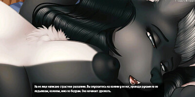 Lilith licks the juices from a furry girl',s sweet pussy