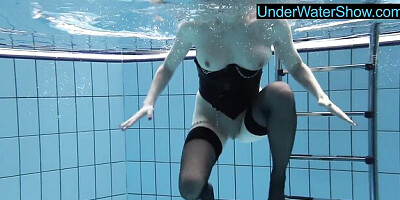 Prurient escort at poolside xxx