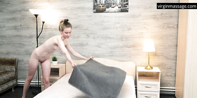 Virgin Massage - wet pussy clip