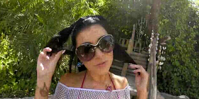 Attractive Romi Rain's ass action