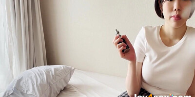 Hardcore big-titted Rin Asahi gets plowed with a melting expression in this astounding XXX video.
