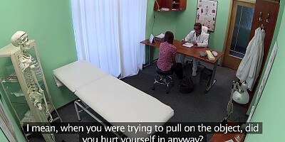 Meggie Loki - Lesbo Patient Has Toy Stuck In Her Muff