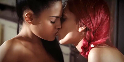 Daniela Dadivoso And Apolonia Lapiedra In Temperatures Rise As Spanish Lovers Fuck In The Kitchen