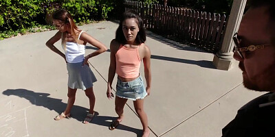 Confused Teens 18+ End Up Nailed By A Massive Dong - Raquel Diamond And Aria Skye