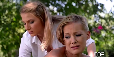 Slave To The Strap-on - Blonde, Bound, And Begging