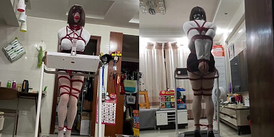 Self Bondage On Treadmill - Teaser Video