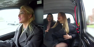 Lesbian Taxi Threesome Sex Wild Orgasms - Dominic Anna And Cherry Kiss