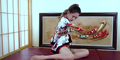 Bound & Gagged In Chinese Dress