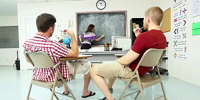 Milf Seduces Teen 18+ Dudes With Sara Jay