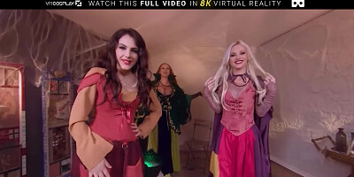 Three Sexy Witches Use Their Spells To Make You Beg For More