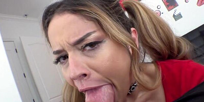 Anal Only: Pretty slut Vanessa Vega receives sex