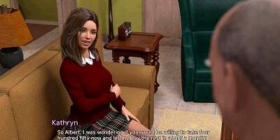 The East Block College Girl Jerks Off Two Older Man With Big Cocks On The Couch Episode 12