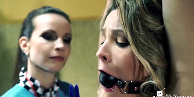 Eva Adams And Annika Bond In Obedient Squirting German Babe Submits And Cums For Dominatrix