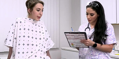 Doctor And Nurse Enjoy Patients Wet Pussy With Sheena Ryder