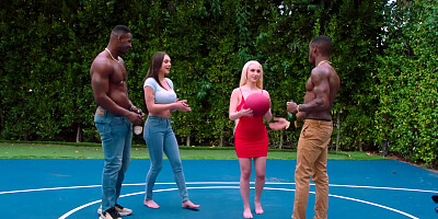 And Interracial Sex Orgy - Skylar Vox And Gabbie Carter