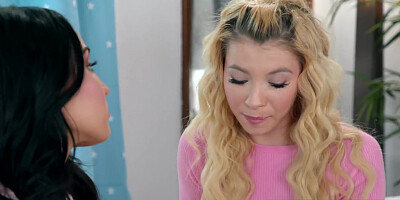 I ve Always Had A Crush On You Petite Blonde Kenzie Reeves Thirsts Over Hot Bestie Jade Baker FULL