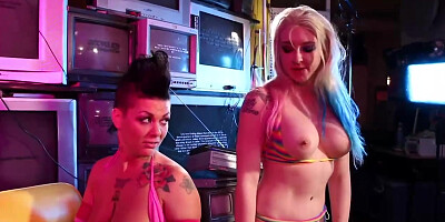 Leya Falcon And Jezebelle Bond In Surreal Lesbian Sex With And Leya