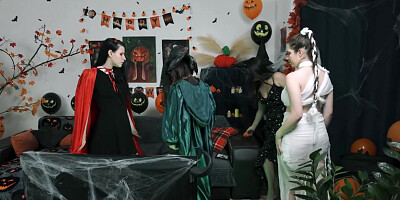 Trick or Treat? Spooky Lesbians Cumming for ClubSweethearts