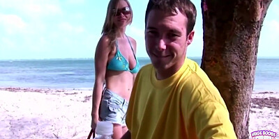 Ivana Bianchi, Bee F And Blonde Women In Banging A Big Booty Blonde Bitch By The Beach With His Big Beautiful Bayonet