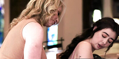 Lovely Rachael Cavalli and Chloe Surreal at brunette xxx