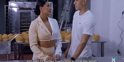 The Baker Leaves My Ass Full Of Semen Y - Max Betancur And Mariana Martix