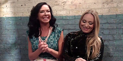 Veronica Avluv And Aiden Starr - Milf Squirts For Hours Double Fisted, Anally Fucked!