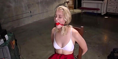 Chloe Cherry And Tommy Pistol - Tied Throat And Pussy Fucked By James Mogul