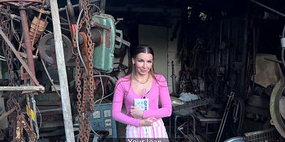 DEBT4k. Debt collector got so horny when he saw hot debtor’s sex toys collection