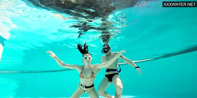 Alluring Eva Kay and Jason at swimming pool teen (18+) porn