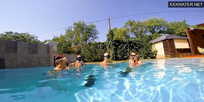 Alluring Eva Kay and Jason at swimming pool teen (18+) porn