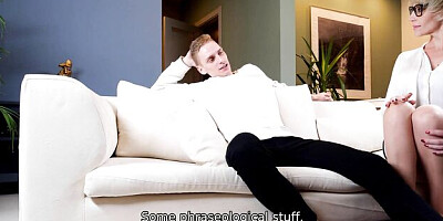 Cheerful amateur at mature smut