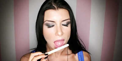 Lustful Romi Rain - lingerie action - PUBA