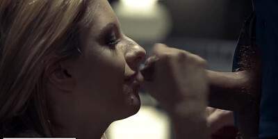 Petite Blonde And Rebecca Volpetti - The Torrid Evenings Of