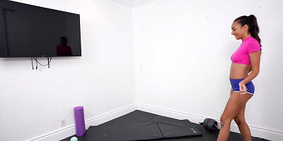 FIT18 - Sasha Tatcha - Flexible Gymnast Likes Creampie And Sex A Little Rough - 60FPS
