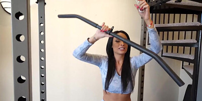 Naughty Hottie Anissa Kate Loves Sex Work Out