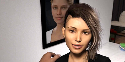 Isabella Chasing Shadows with Blue Balls - The Sexy Super Model Episode 2