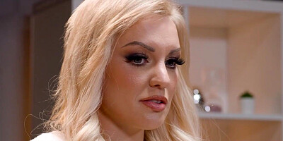 My big tit shrink offers her pussy to me