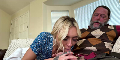 Chloe Temple lusting about her stepgrandpa