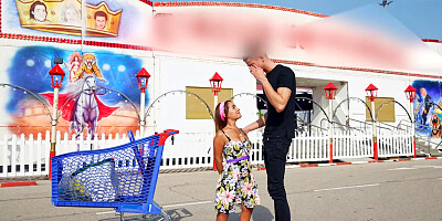 small latina fucked in public