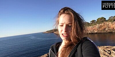 MALLORCA Vlog Part II - Blowjob + HUGE FACIAL on a PUBLIC beach