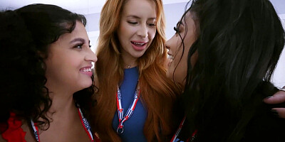 Latina teens raising money on a big dick
