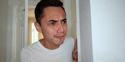 Stepbrother caught her stepsister playing with herself