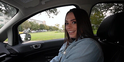 Picking up Sophia for a hard quickie session