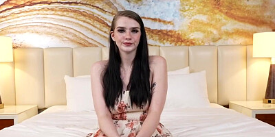 Emma throating then fucking and squirting