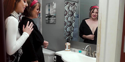 My stepsister and her friends spy trade