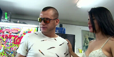 Ultimate Colombian seductress getting rammed from behind