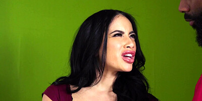 Big-boobied Victoria June entices colleague into office sex