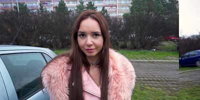 The public agent plays with a toy and the real woman too