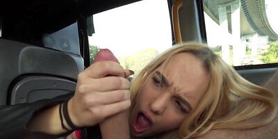 FakeTaxi - Slamming hard together with inked european amateur